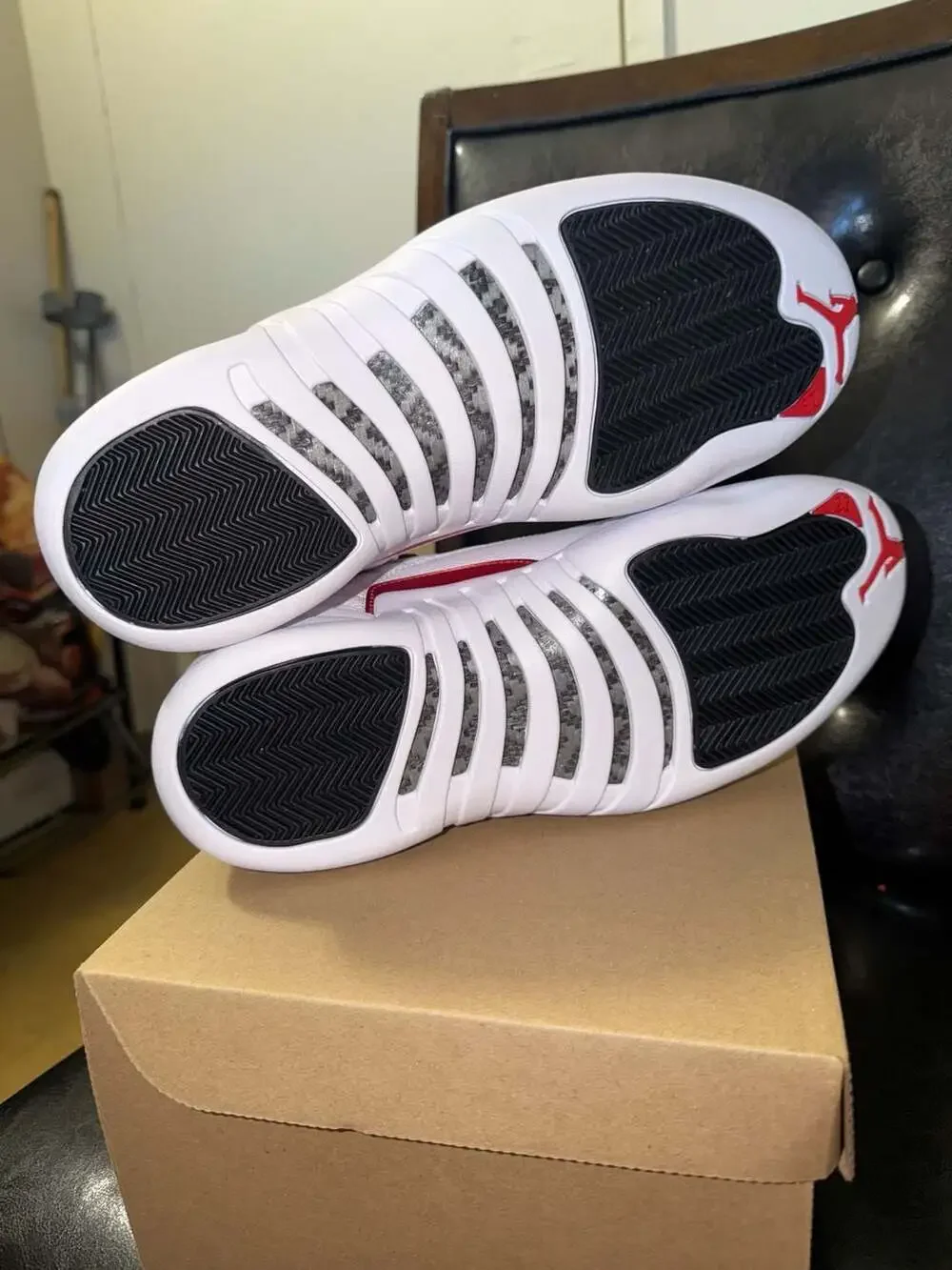 Air Jordan 12 Retro Twist White/University Red-Black Men's Size 11
